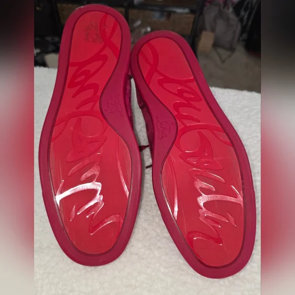 CHRISTIAN LOUBOTIN RED SIZE 41.5 - Picture 9 of 9